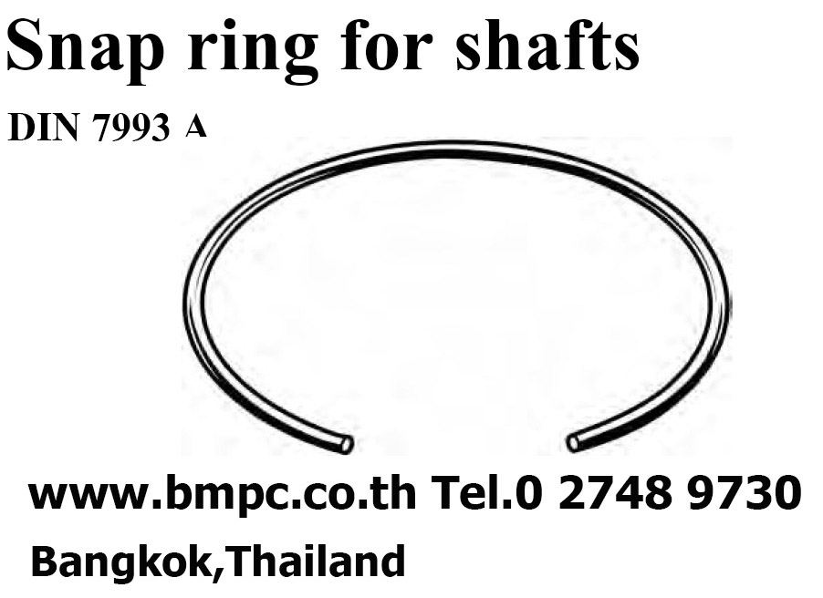 Snap ring, Retaining ring, Circlip ring, แหวนล๊อกเพลา, Bore ring, Shaft ring